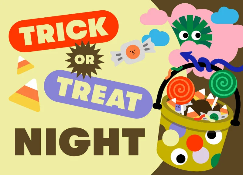 🎃🍭✨TRICK-or-TREAT Night at Color Factory